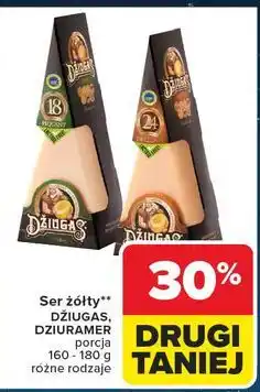 Carrefour Ser dojrzewający 24 miesiące Dziugas oferta