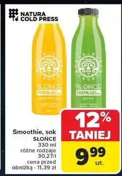 Carrefour Smoothie pomarańcza Słońce Wow oferta