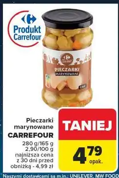Carrefour Pieczarki marynowane całe Carrefour oferta