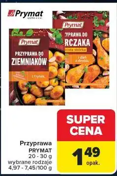 Carrefour Przyprawa do kurczaka złocista skórka Prymat oferta