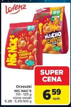 Carrefour Orzeszki nacho cheese style Lorenz Nic Nac's oferta