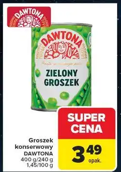 Carrefour Groszek zielony Dawtona oferta