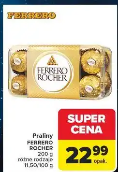 Carrefour Praliny w pudełku plastikowym Ferrero Rocher oferta