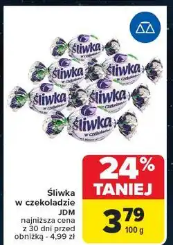 Carrefour Śliwka w czekoladzie Jutrzenka Dobre Miasto oferta