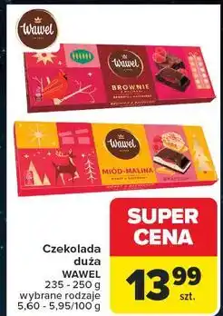 Carrefour Czekolada miód malina Wawel oferta