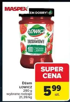 Carrefour Dżem truskawkowy Łowicz oferta