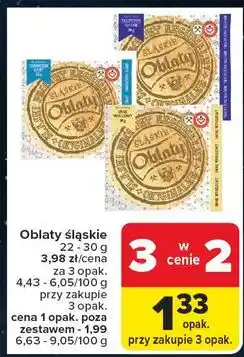 Carrefour Oblaty śląskie light Śląskie oferta