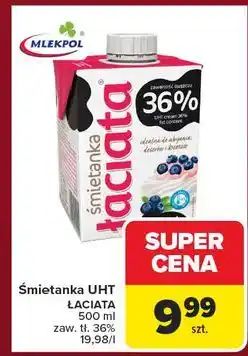Carrefour Śmietanka 36 % Łaciata oferta