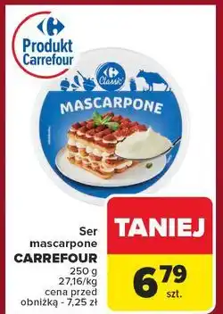 Carrefour Ser mascarpone Carrefour Classic oferta
