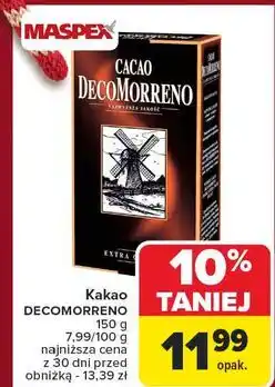 Carrefour Kakao extra ciemne Decomorreno oferta