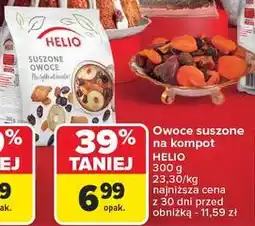 Carrefour Owoce suszone kompot Helio oferta