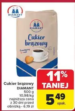 Carrefour Cukier brązowy Diamant oferta