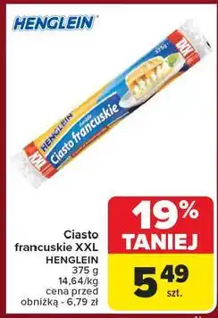 Carrefour Ciasto francuskie xxl Henglein oferta