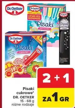 Carrefour Pisak cukrowy czarny Dr. Oetker oferta