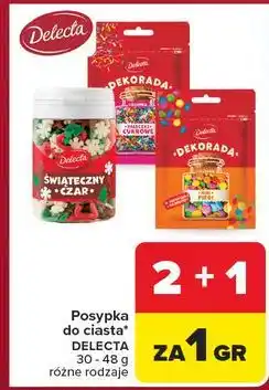 Carrefour Perełki cukrowe Delecta Decorada oferta