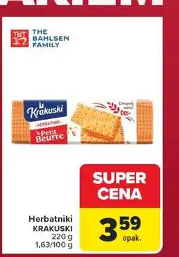 Carrefour Herbatniki Krakuski Petit Beurre oferta