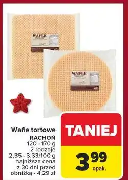 Carrefour Wafle tortowe Rachoń oferta