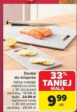 Carrefour Deska do krojenia cienka duża oferta