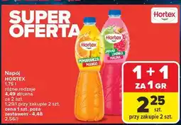 Carrefour Napój jabłko-malina-limonka Hortex oferta