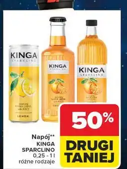 Carrefour Woda orange Kinga Sparclino oferta
