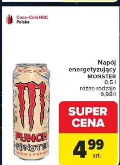 Carrefour Napój energetyczny Monster Energy Pacific Punch oferta