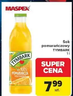 Carrefour Sok pomarańczowy Tymbark oferta