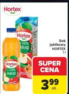 Carrefour Sok jabłkowy 100% Hortex oferta