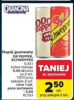 Carrefour Napój vanilla flort Dr Pepper oferta