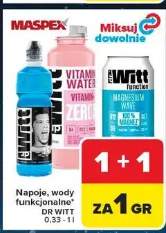 Carrefour Napój vitamin zero Dr Witt Vitamin Water oferta