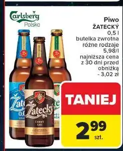 Carrefour Piwo Zatecky Svetly Lezak oferta