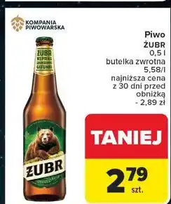 Carrefour Piwo Żubr 1768 oferta