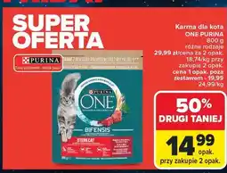 Carrefour Karma dla kota sterilcat wołowina i pszenica Purina One oferta