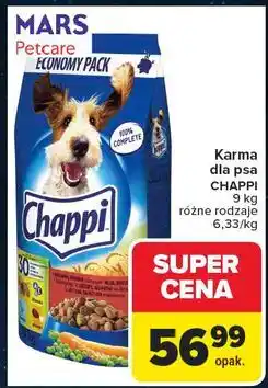 Carrefour Karma dla psa wołowina Chappi oferta