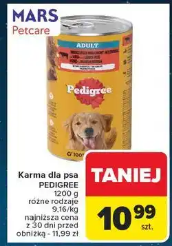 Carrefour Karma dla psa z wołowiną w galaretce Pedigree oferta