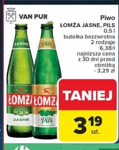 Carrefour Piwo Łomża Pils oferta