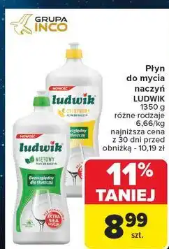 Carrefour Płyn do mycia naczyń cytrynowy Ludwik oferta