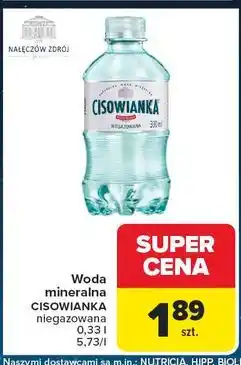 Carrefour Woda niegazowana Cisowianka oferta