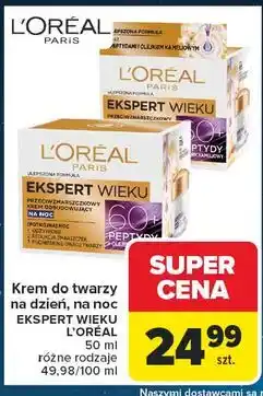 Carrefour Krem na noc L'oreal Ekspert Wieku 60+ oferta