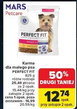 Carrefour Karma dla psa adult 1+ z kurczakiem Perfect Fit oferta