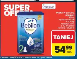 Carrefour Mleko 2 Bebilon Advance Pronutra oferta
