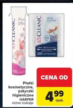 Carrefour Patyczki higieniczne soft & comfort Cleanic oferta