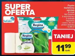 Carrefour Papier toaletowy aloe vera Regina Delicate oferta