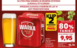 Kaufland Piwo Warka oferta