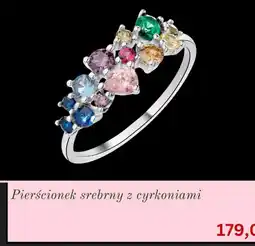 Apart Pierścionek srebrny z cyrkoniami oferta