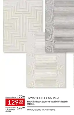 Abra DYWAN HETSET SAHARA oferta