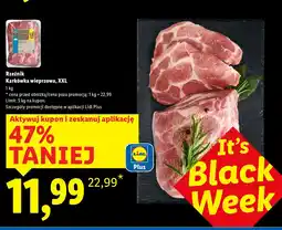 Lidl Mięso Rzeźnik Karkówka wieprzowa XXL, 1 kg oferta