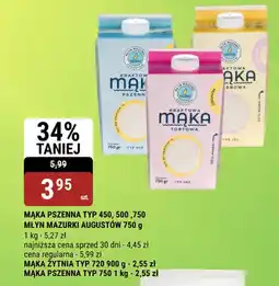 bi1 Mąka pszenna typ 450, 500,750 młyn mazurki augustów oferta