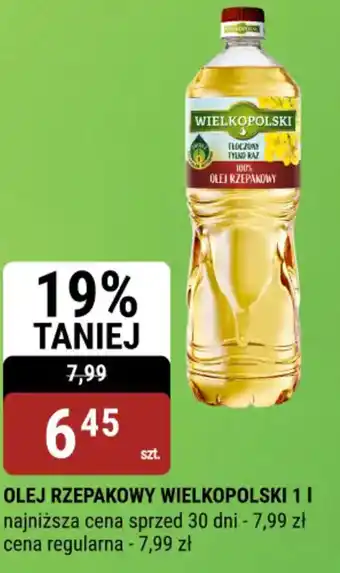 bi1 Olej rzepakowy wielkopolski oferta