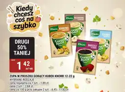 bi1 Zupa w proszku gorący kubek knorr oferta