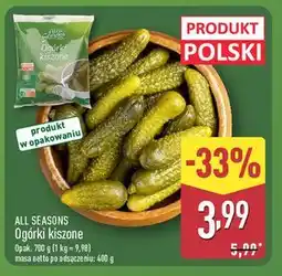 ALDI Ogórki kiszone All Seasons oferta